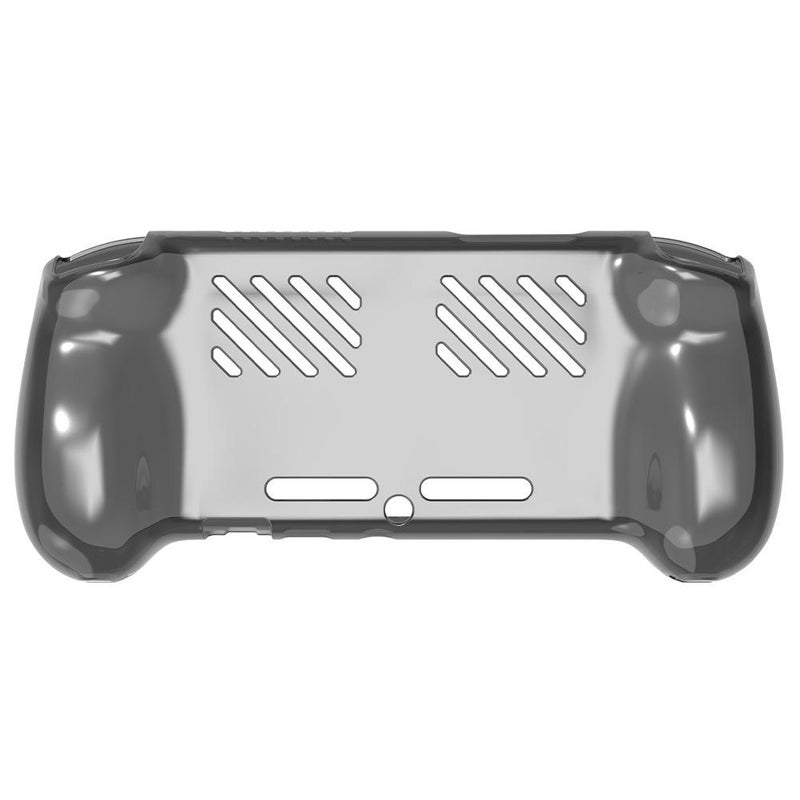 Protective case for Anbernic RG557, transparent soft rubber shell, TPU heat dissipation, simple design.
